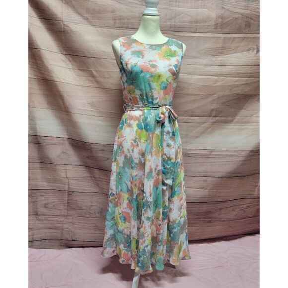 Nine West Size 4 Floral Dress - Picture 1 of 8